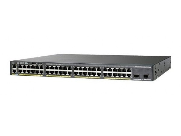 Cisco Catalyst 2960-XR 48 GigE PoE 370W, 2 x 10G SFP+, IP Lite, WS-C2960XR-48LPD-I